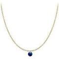 Collier Sc Crystal B2382-DORE-10001-BLEU Dor&eacute; Grenoble