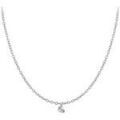 Collier Sc Crystal B2382-ARGENT-10004-CRYS Argent&eacute; Grenoble