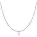 Collier Sc Crystal B2382-ARGENT-10003-ROSE Argent&eacute;