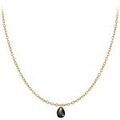 Collier Sc Crystal B2382-DORE-10003-NOIR Dor&eacute; Grenoble