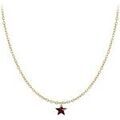 Collier Sc Crystal B2382-DORE-10002-ROUGE Dor&eacute; Grenoble