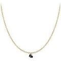 Collier Sc Crystal B2382-DORE-10004-NOIR Dor&eacute;