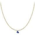 Collier Sc Crystal B2382-DORE-10004-BLEU Dor&eacute;