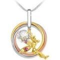 Collier Sc Boh&egrave;me BS3067-CRYS Argent&eacute;
