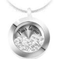 Collier Sc Crystal BS3254-CRYS Argent&eacute; Grenoble