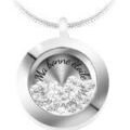 Collier Sc Crystal BS3256-CRYS Argent&eacute; Grenoble