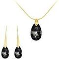 Parures Sc Boh&egrave;me BS003-SN022+BS010-SE019-SINI Noir Grenoble