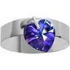 Bijoux Sc Crystal BS2184-B1838-ARGENT-8-56-6228-10 Argent&eacute;