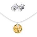Colliers sur Grenoble : Collier Sc Crystal BS200-GOSH+BO Argent&eacute;