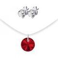Collier Sc Crystal BS200-SIAM+BO Argent&eacute; Grenoble