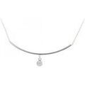 Collier Sc Crystal BD4183-ARGENT-DIAMANT Argent&eacute; Grenoble