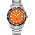 Hommes sur Grenoble : Montre Pierre Lannier Montre Homme INTI Orange Acier Argent&eacute; Orange