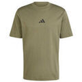 Tee-shirts sur Grenoble : T-shirt adidas TEE SHIRT VERT - OLISTR/BLACK - S