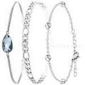 Bracelets Sc Crystal BS4388-SINI-SB048-ARGENT+B2384 Argent&eacute;