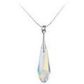 Collier Sc Crystal BS126-SN016-IRIS Argent&eacute; Grenoble