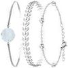 Bracelets Sc Crystal BS4390-CRYS-SB048-ARGENT+B2882 Argent&eacute;