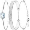 Bracelets Sc Crystal BS4392-CRYS-SB048-ARGENT+B2500 Argent&eacute;