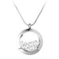 Colliers sur Grenoble : Collier Sc Crystal BS1362-ARGENT-CRYS Argent&eacute;
