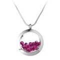 Collier Sc Crystal BS1362-ARGENT-FUSH