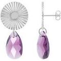 Boucles oreilles Sc Crystal BS4415-SE042-ARGENT-AMET Grenoble
