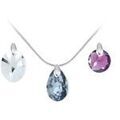 Parures Sc Crystal 6028-18-CRYS+2430-14-AMET+6433-16 Argent&eacute; Grenoble