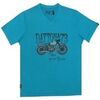 T-shirt Daytona T shirt moto vintage Ref 64961 Bleu
