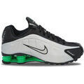 Baskets basses Nike Shox R4 Metallic Silver Green