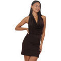 Robes sur Grenoble : Robe courte La Modeuse Robes pour femme - Marron -