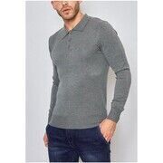Pull Kebello Pull col polo H, Gris