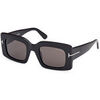 Lunettes de soleil Tom Ford FT1188 BRIGITTA Lunettes de soleil, Noir/Fum&eacute;e, 50 mm Noir