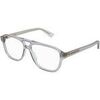 Lunettes de soleil Bottega Veneta BV1294O Cadres Optiques, Gris/Transparent, 56 mm