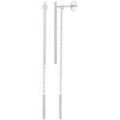 Boucles d'oreille sur Grenoble : Boucles oreilles Brillaxis Boucles d'oreilles argent rhodi&eacute; Blanc