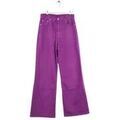 Jeans flare / larges Laurence Bras Jean large en coton violet Grenoble