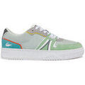 Baskets femme sur Grenoble : Baskets Lacoste BASKETS L001 EN CUIR ET SUEDE AUX COULEURS PASTELLES