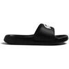 Baskets Lacoste CLAQUETTES CROCO 1.0 FEMME EN SYNTH&Eacute;TIQUE NOIRES Noir