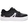 Baskets Lacoste BASKETS L002 EVO 124 3 NOIRES ET BLANCHES