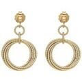 Boucles d'oreille sur Grenoble : Boucles oreilles Orusbijoux Boucles D'oreilles Argent Dor&eacute; Diana Dor&eacute;