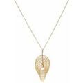 Colliers sur Grenoble : Collier Orusbijoux Collier Argent Dor&eacute; Diamant&eacute; Spirale Vertigo Dor&eacute;