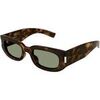 Lunettes de soleil Saint Laurent SL 697 Lunettes de soleil, Havana/Vert, 51 mm