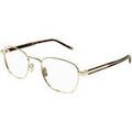 Lunettes sur Grenoble : Lunettes de soleil Saint Laurent SL 699 Cadres Optiques, Or/Transparent, 51 mm Dor&eacute;