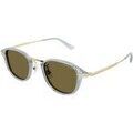 Lunettes de soleil Montblanc MB0336S Lunettes de soleil, Gris/Marron, 48 mm Grenoble