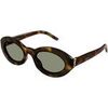 Lunettes de soleil Saint Laurent SL M136 Lunettes de soleil, Havana/Vert, 52 mm