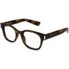 Lunettes de soleil Saint Laurent SL 722 Cadres Optiques, Havana/Transparent, 51 mm