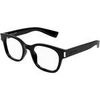 Lunettes de soleil Saint Laurent SL 722 Cadres Optiques, Noir/Transparent, 51 mm