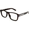 Lunettes de soleil Saint Laurent SL 710 OPT Cadres Optiques, Havana/Transparent, 54 mm