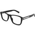 Lunettes sur Grenoble : Lunettes de soleil Saint Laurent SL 710 OPT Cadres Optiques, Noir/Transparent, 54 mm
