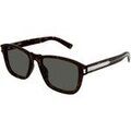 Lunettes sur Grenoble : Lunettes de soleil Saint Laurent SL 710 Lunettes de soleil, Havana/Gris, 54 mm