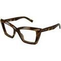 Lunettes sur Grenoble : Lunettes de soleil Saint Laurent SL 657 OPT Cadres Optiques, Havana/Transparent, 54 mm