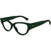 Lunettes de soleil Bottega Veneta BV1320O Cadres Optiques, Vert/Transparent, 54 mm