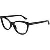 Lunettes de soleil Bottega Veneta BV1313O Cadres Optiques, Noir/Transparent, 53 mm